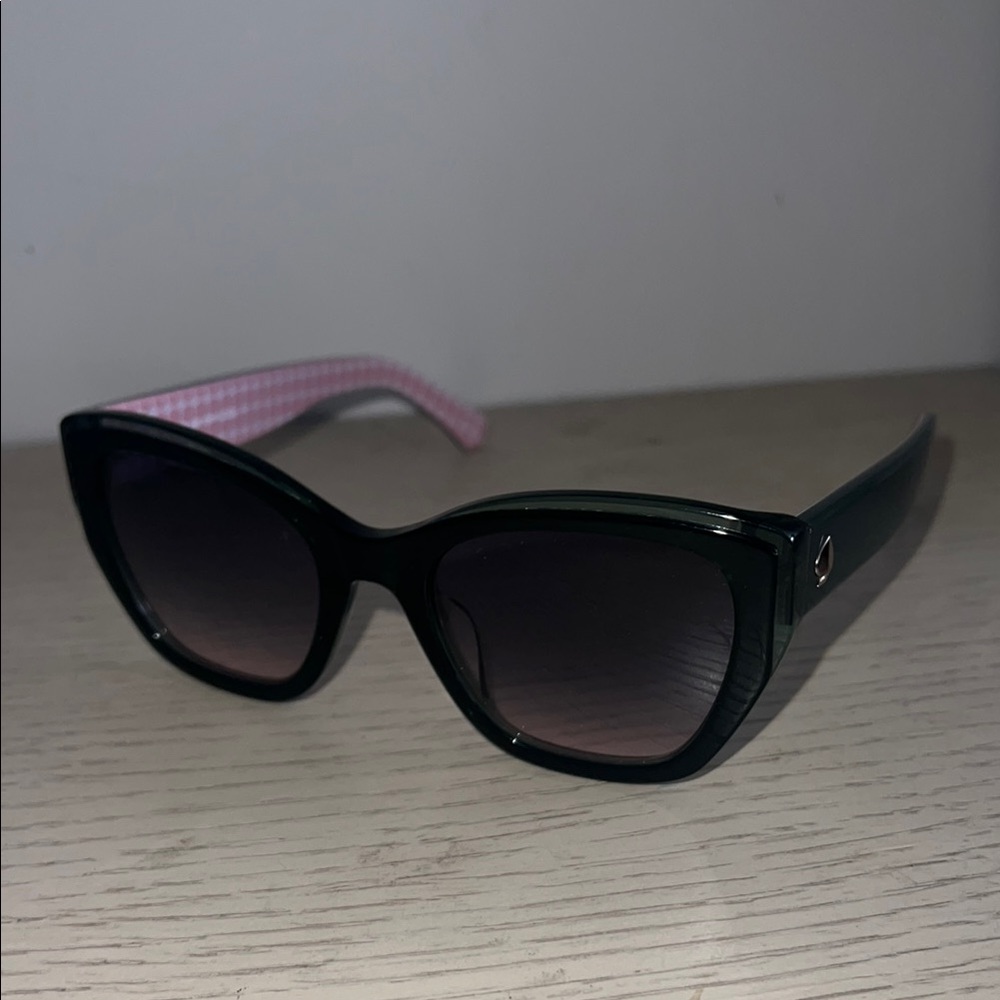 Kate Spade dark green /pink Sunglasses